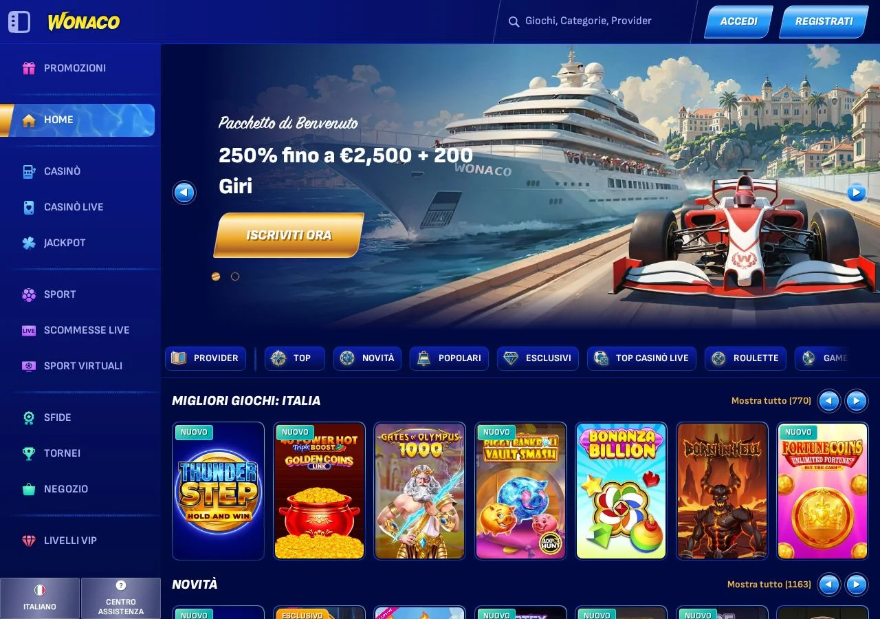 Wonaco overview banner