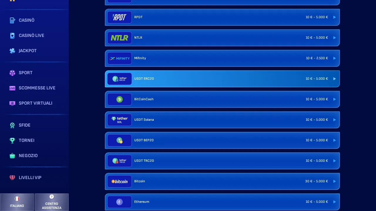 Wonaco payment options